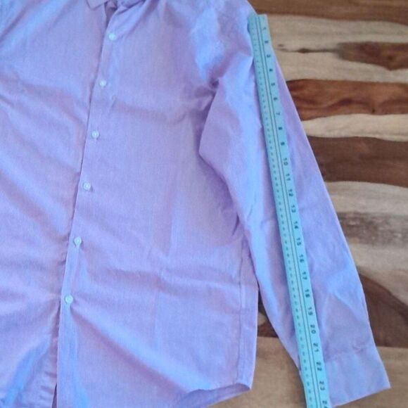 DKNY, Slim fit Stripe, Cotton Button down Shirt - Picture 12 of 12